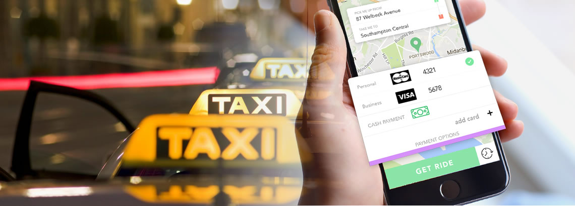 Payment interface integration in a Taxi booking Android app