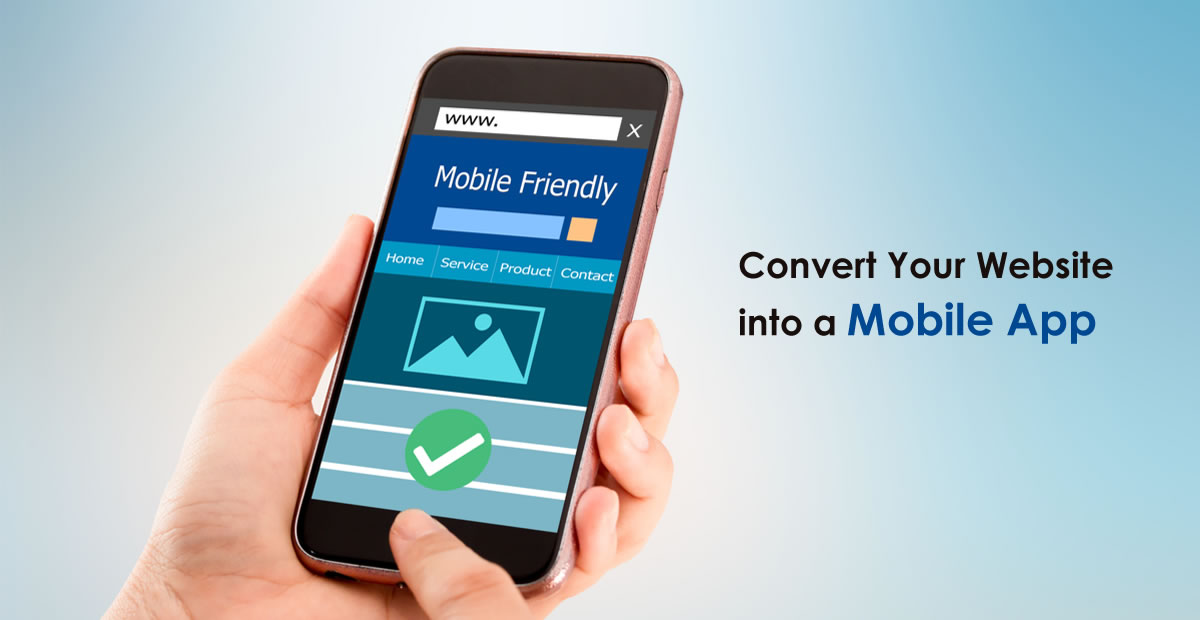Convert website into Mobile App
